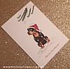 Rottweiler Christmas Card (Flitter)